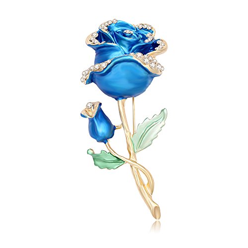 SENFAI Wedding Decorations Jewelry Fashion Brooches Alloy Pins Dresses Decors Brooches Crystal Flower Brooch for Girls (7)