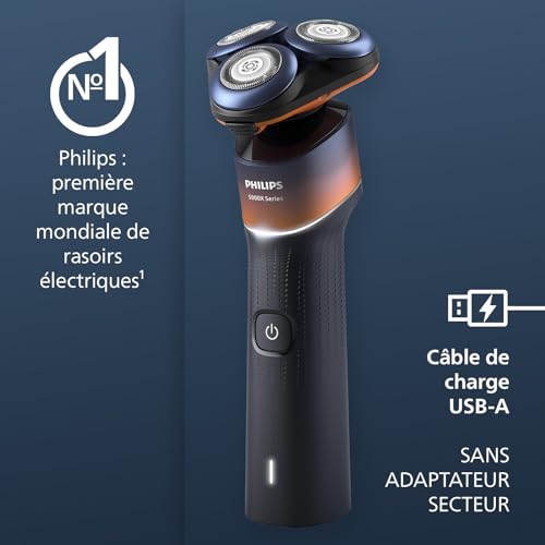 Rasoir électrique PHILIPS Series Technologie SkinProtect Tête flexible 360° Charge rapide - vue 4