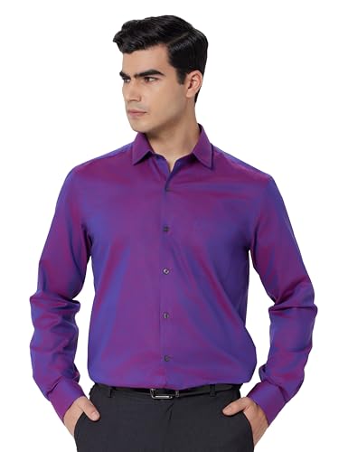 Image of Arrow Men's Solid Slim Fit Formal Shirt