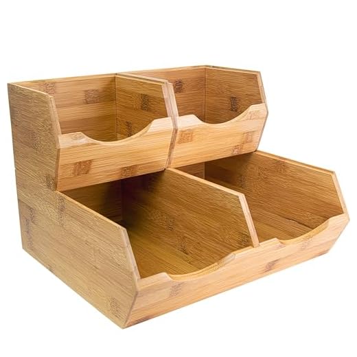 Sustainable Bamboo Pantry Storage Bins