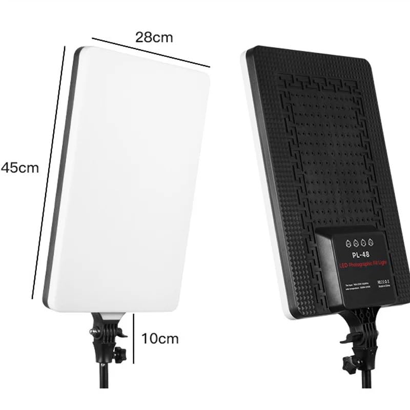 Image of 19 inch LED Camera Light for Video Shooting, Photography, Live Streaming with 3 Colors Dimmable Fill Light Remote Contral 3200k-6500k, CRI 95+ (19 inch Big Camera Light Only)
