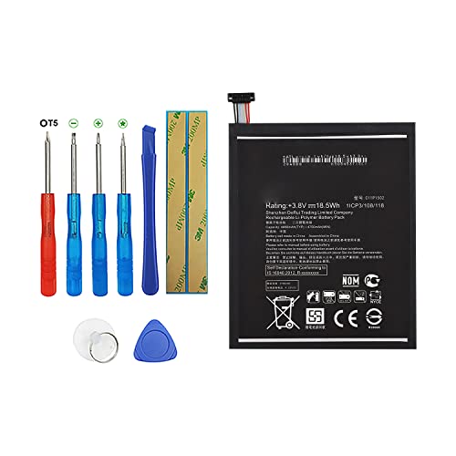 Vvsialeek Batería C11P1502 compatible para ASUS ZenPad 10 Z300C, P023, ZenPad 10.1 con kit de...