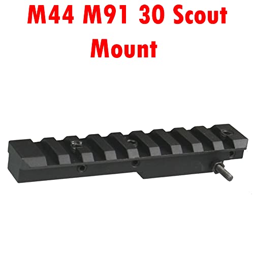 Gotical Mosin Nagant 2-7X32 Long Eye Relief Scope + M44 M91 30 Scout Mount, Durbale (Combo Of 2 - Scope & Scope Rail) #TOP3