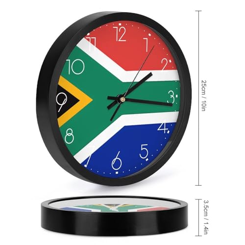 Horloge décorative Afrique du Sud moderne et ronde pour bureau