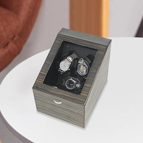 Caja enrolladora de relojes para evitar paradas en relojes automáticos con soporte para joyas 5