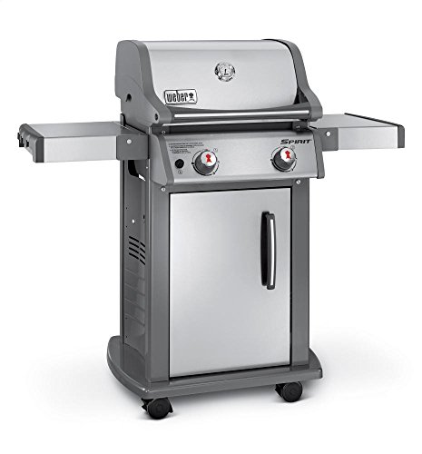 Weber 46100001 Spirit S210 Liquid Propane Gas Grill, Stainless Steel