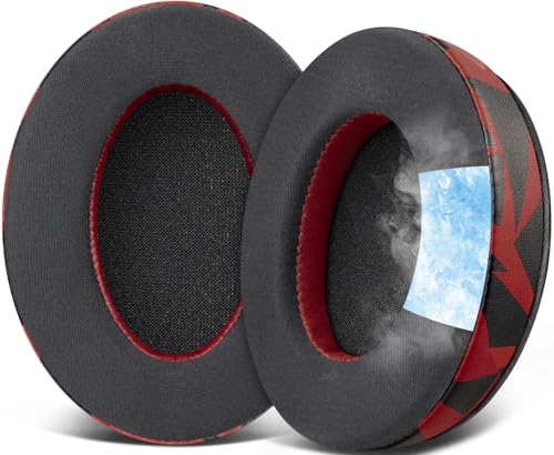 SOULWIT Cooling Earpads for HyperX Cloud (2/3/3S/1/Alpha/Pro) - Red Storm
