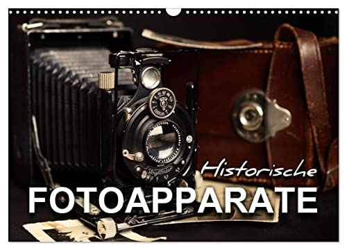 Historische Fotoapparate (Wandkalender 2026 DIN A3 quer), CALVENDO Monatskalender: Nostalgische Bilder alter Fotoapparate erzählen die Geschichte der Fotografie aus früheren Epochen. (CALVENDO Hobbys)