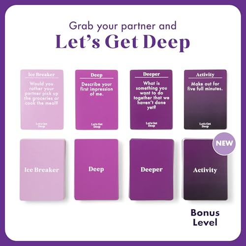 Let's Get Deep by Relatable, A Question Card Game for Couples, Great for Date Night Ideas, Couples Gifts, Wedding Gifts, and Long Distance Relationship Gifts, Includes 300 Cards to Build Up Intimacy - Image 5