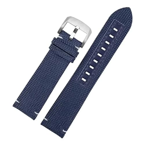 [-ł] Mido Ocean Star M026629/M026430Ή̃t@bViCLoXU[Xgbv | 22mm Y pCbgEHb`oh h(Dark blue steel pin)