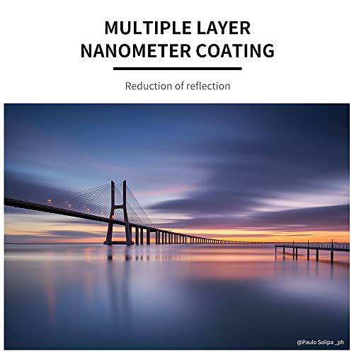 K&F CONCEPT 49mm ND64 Filter, Waterproof 6 stop Neutral Density Filters with 28-layer Coating Fixed ND for Camera Lens (Nano-X Series) - Image 4