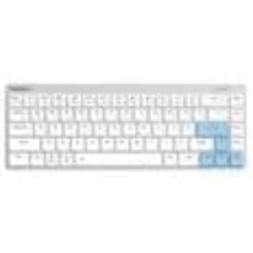 Dareu Kablosuz mekanik klavye EK868 Bluetooth (beyaz ve mavi)
