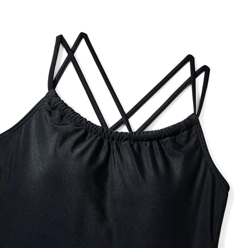 Girls One Piece Swimsuits Bathing Suits Kids Beach Sport Halter Swimwear Quick Dry UPF 502