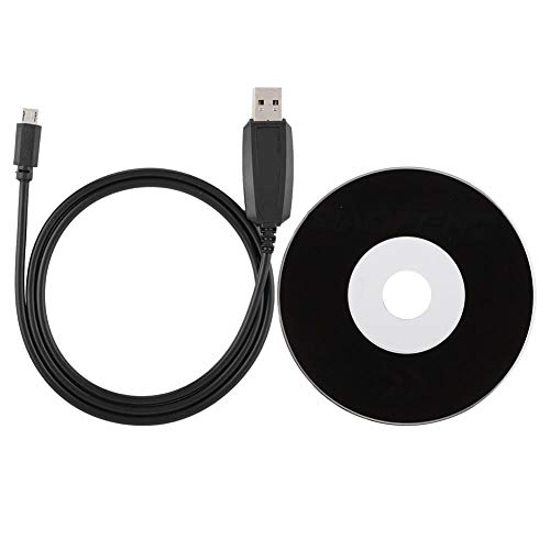 USB Programming Cable for Walkie Talkie Programming Cable with Driver CD fits for BF-T1 BF-9100 Radios Walkie Talkie