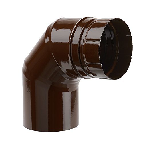 Canal de fumée céramique marron pour optimiser le tirage du poêle