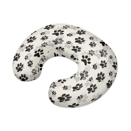 Image of Paws Pillow Cover for Infant Snug Breathable Breastfeeding Pillow Slipcover for Bottle Feeding, Nursing Pillow Case Fit Standard Nursing Pillows