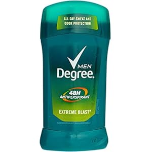Degree Men Anti-Perspirant Deodorant Invisible Stick Extreme Blast – 2.7 oz, Pack of 6