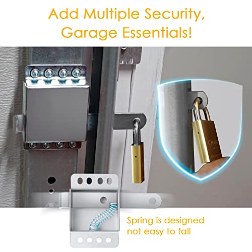 image for EverPlus Garage Door Side Lock Latch - Security Slide Door Locks Hardw