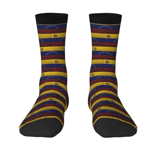 Flag Of Venezuela State Socks For Men Women Gift Sport Crew Socks Funny Wicking Socks2