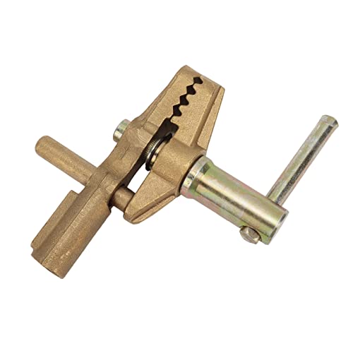 Braçadeira de solda de latão de aterramento 800A para condutividade elétrica grampo de terra abertur