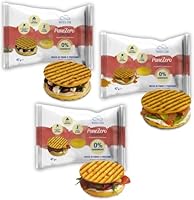 Nuvola Zero – Pane Zero MIX 3 Geschmacksrichtungen, Kohlenhydratfrei, Zuckerfrei, Laktosefrei, Glutenfrei, Reich an Ballaststoffen, 1 Stk Cloudbread, 1 Stk Pizza, 1 Stk Kurkuma