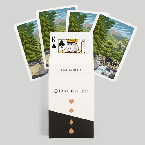 Baraja de Póker Black Bears and Stream 52 Cartas miniatura 6