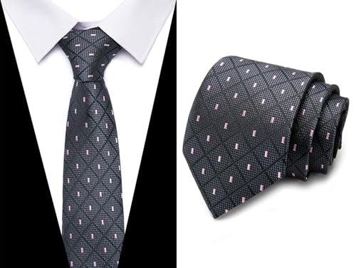 Image of Passabin Tie For Men Necktie Woven Jacquard Neck Ties Set 6 PCS