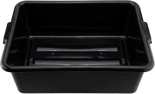 Miniatura 11 de Restaurantware Solo bañera RW Clean - Bañera de autobús de 22 x 15.7 pulgadas, 1 caja de autobús profunda, tapa se vende por separado con asas,