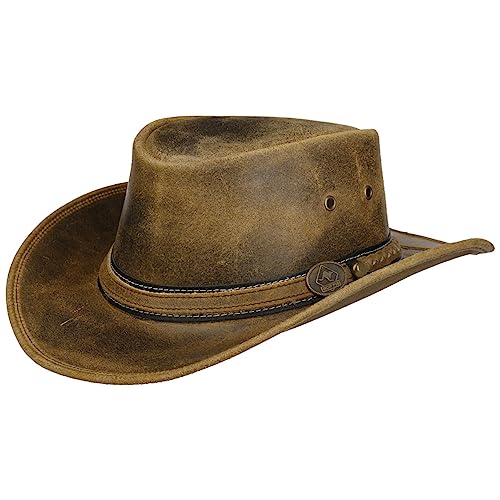 Scippis Irving Sombrero de Vaquero, marrón, M Unisex Adulto