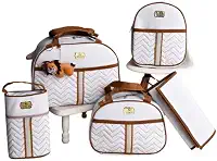kit 5 Bolsas Mala Saída Maternidade