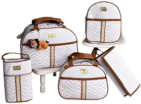 kit 5 Bolsas Mala Saída Maternidade