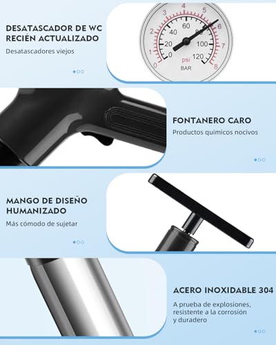 La Mejor Lista de Desatascadores y portadesatascadores de inodoro los más recomendados. 18 Imagen adicional