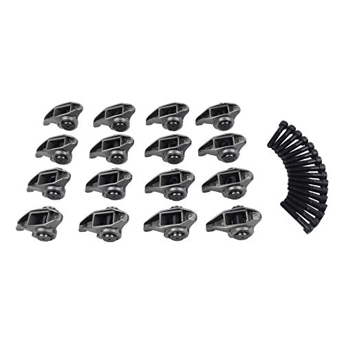 Motorsports LS1 Rocker Arms and Bolts with Trunion Kit Replacement for LS1 LS2 LS6 LR4 Vortec 5300 LQ4 LQ9 LY5 LY6 LM7 L59 LM4 L33 4.8 5.3 5.7 6.0 Engines