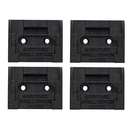 Dewalt 20V MAX Slim Wall Mount - Screw or Ziptie Compatible Battery Holder (4-Pack Black)