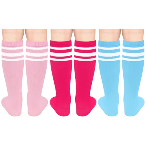 Image of Sarfel Toddler Soccer Socks Kids Soccer Socks Youth Soccer Socks Kids Baseball Socks Girls Softball Socks Boys Football Socks