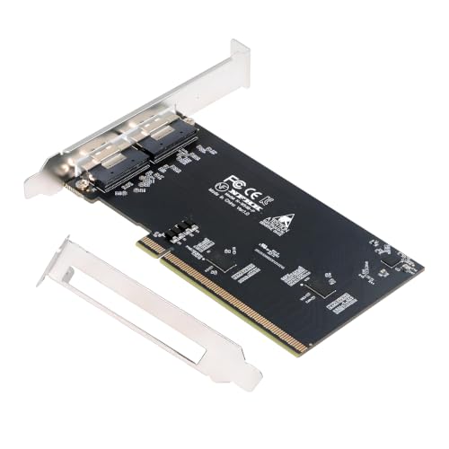 Image of CY External Slimline Dual SFF-8654 8X 74Pin to PCIE 16X Express 5.0 PCIE4.0 Raid VROC Hyper Adapter with Linear Redriver Over Long Cable Lengths
