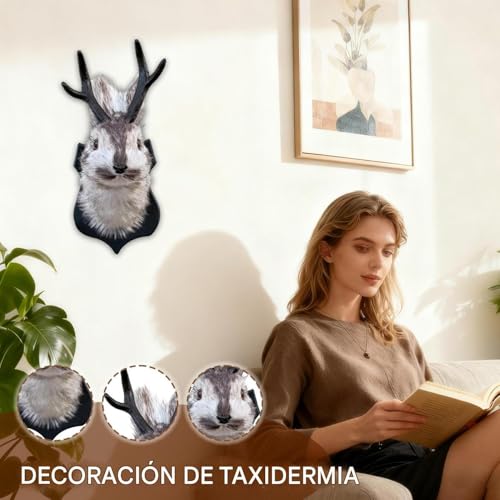 Têtes d'animaux mur d'intérieur : solution déco pour habiller un mur vide - 2