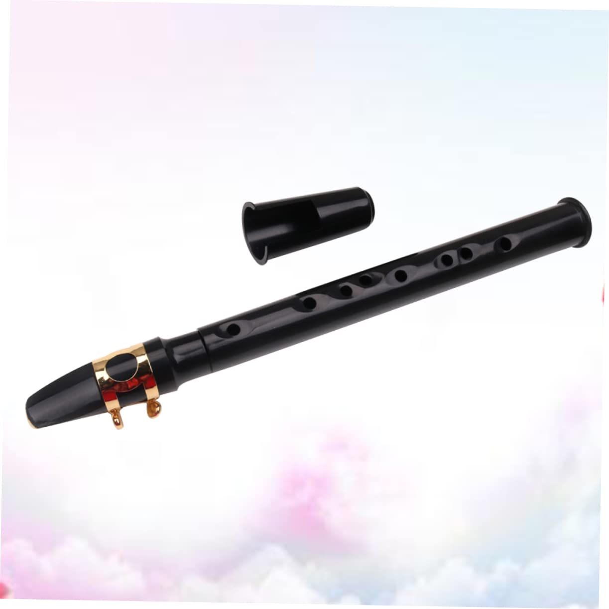 OFFSCH Mini Saxophone Portable Black Pocket Woodwind Instrument for Travel present for Music Lovers Easy to Carry and Enjoy Music Anytime