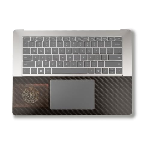 Image of Carbon Fiber Laptop Skin Compatible with Alienware M18 R2 (2024) - Tome - Premium 3M Vinyl Protective Wrap Decal Cover - Easy to Apply | Crafted in The USA by MightySkins