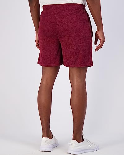 Image of Real Essentials 4 Pack: Men's 7 inch Athletic Running Quick Dry Mesh Shorts with Zipper Pockets (Available in Big & Tall)