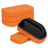 Top 10 Best Cleaning Sponge Reviews & Comparison | Updated 5 SHINESTAR Scouring Pad, 6-Piece Griddle Cleaner for Flat Top, Griddle Cleaning Kit with 5 Scrubber Pads and 1 Handle, Efficient Cleaning & Not Easily Fall Off