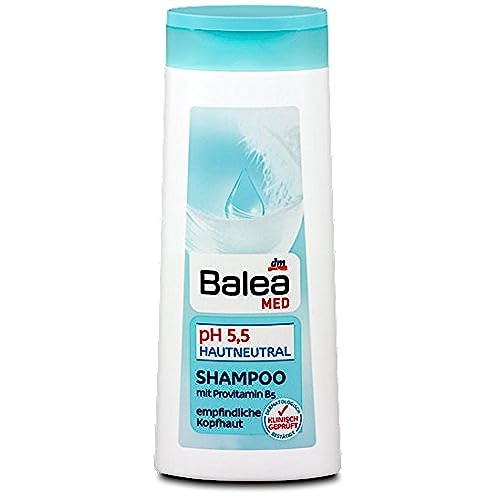 Balea Med pH Hautneutral Shampoo ProvitaminB5 für empfindliche Kopfhaut, 300 ml
