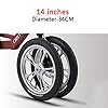 Comfort, 4 Wheel Cruiser Bike 14 Inch Tricycle for Adult With Large Basket & Seat Backrest for Recreation Shopping Picnics Exercise Multiple Colors #2