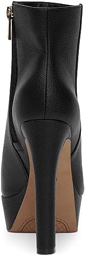 Jessica Simpson Womens Neriah Faux leather Ankle Boots Black 11 Medium (B,M) | Image 1