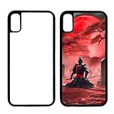 5 x Apple iPhone X-Rubber-Black - Blank dye case + Inserts for dye Sublimation Phone Cover/Blank Printable case, Made by INNOSUB USA