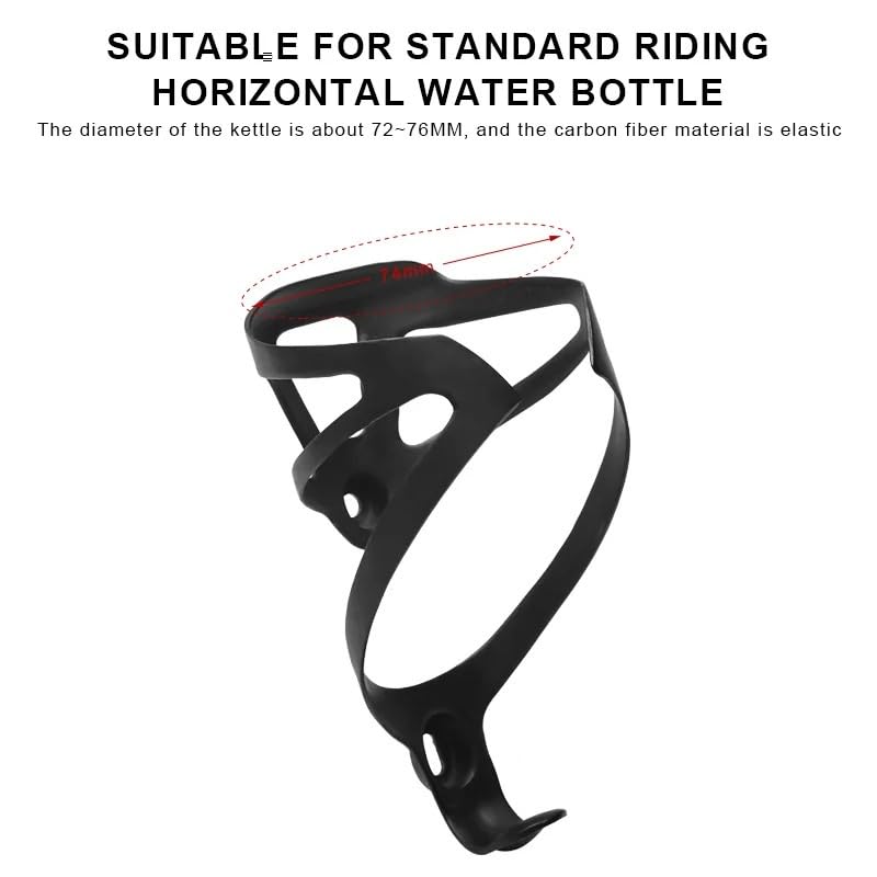 Porta Borracce Mtb Portaborraccia for bicicletta in fibra di carbonio super leggero for ciclismo su strada MTB Mountain Bike ultraleggero opaco lucido(MATTE 2PCS)