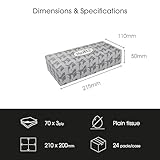 Softy Luxury Box Facial Tissues - Extra Soft 3-Ply - 1680 Tissues (24 x 70 Sheets) - Image 5