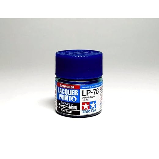 Tamiya 82178 Model Color Lacquer Paint LP-78 Flat Blue 10ml 82178
