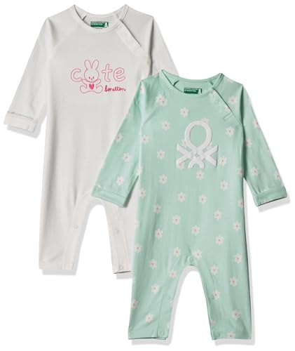 Image of United Colors of Benetton Baby Girls Rompers