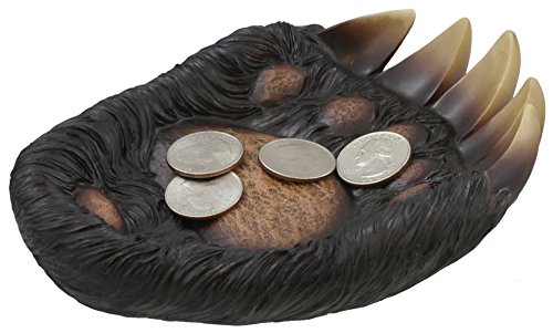 Black Bear Paw Small Candy Nut Dish / Plate / Tray / Soap Dish / Key & Change Holder / Valet - Thumbnail 3